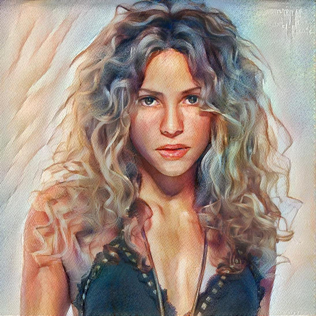 Portrait of Shakira