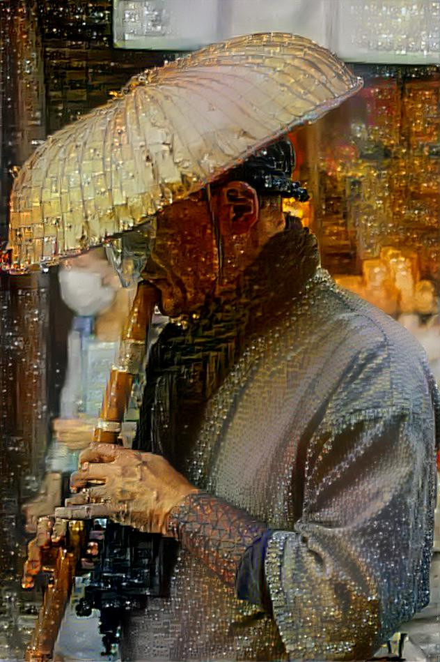Asian Flute Player