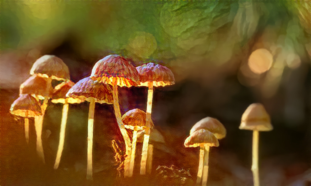 HERFST - luminous little mushrooms 