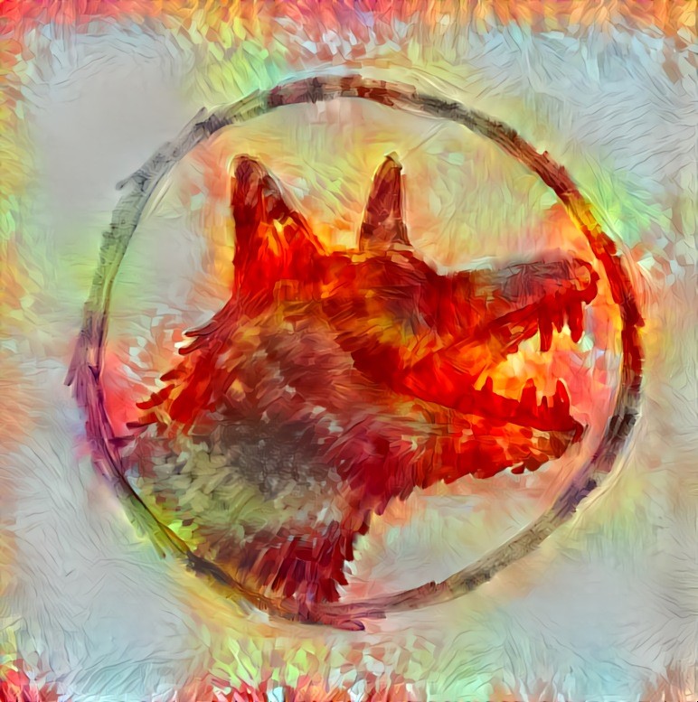 Wolf badge 1