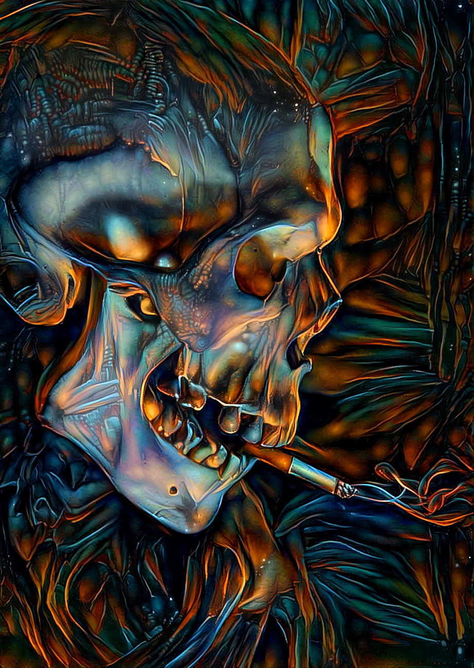 Enhanced => https://www.deviantart.com/chazcartier/art/Smoking-Skull-2-Slightly-Awesome-er-version-872140557
