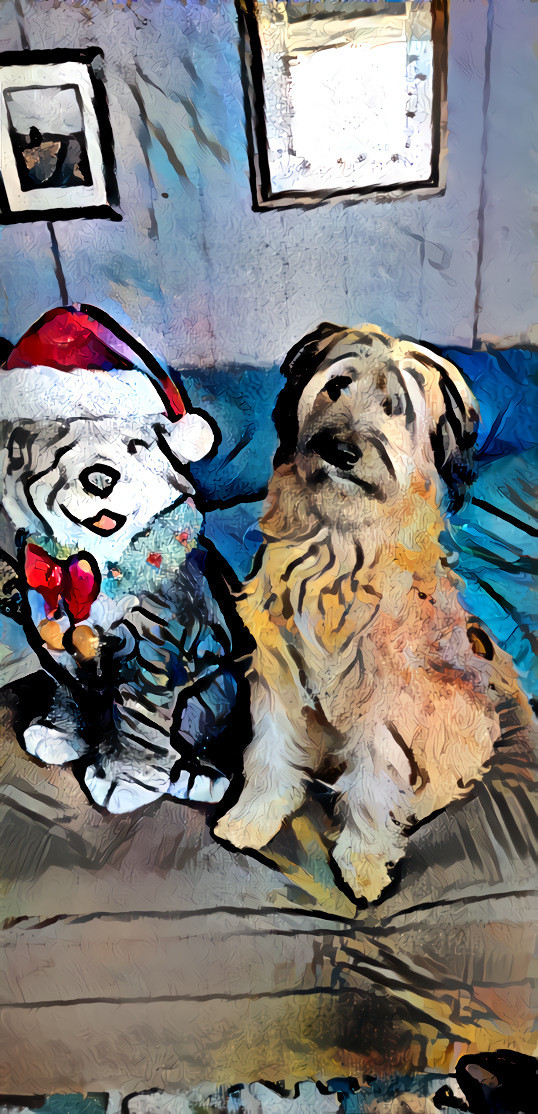Sugar and Christmas Dog Light