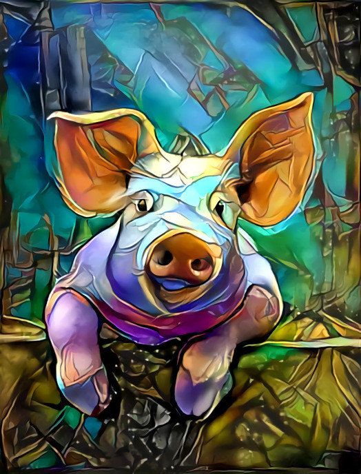 &quot;Happy Pig&quot;  by artist  ~Jeremy Norton~
