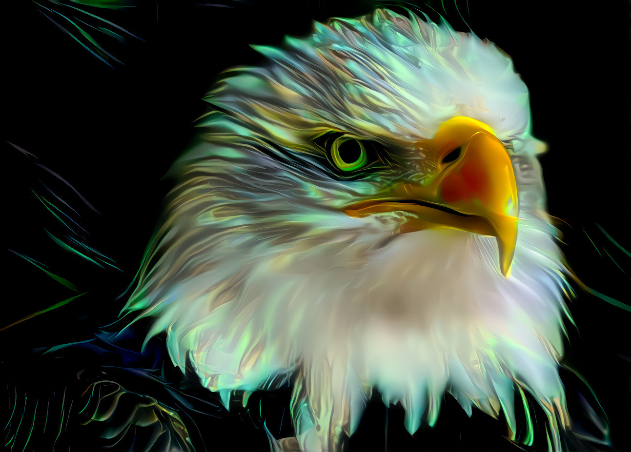 animal project - Eagle absctrat