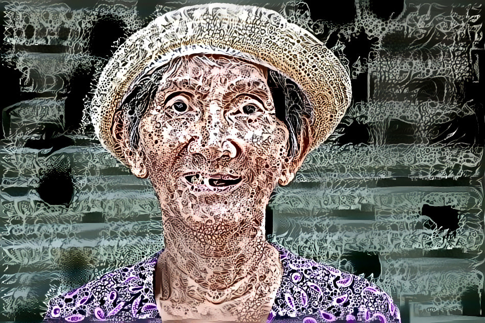 Old Vietnamese woman that sells the bests handmade breakfast confectionery in HCMC