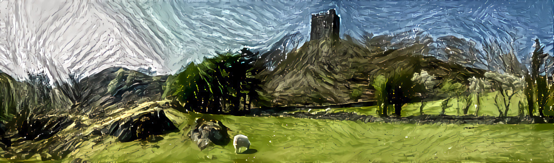 Dolwyddelan Panorama - Dragon's Breath