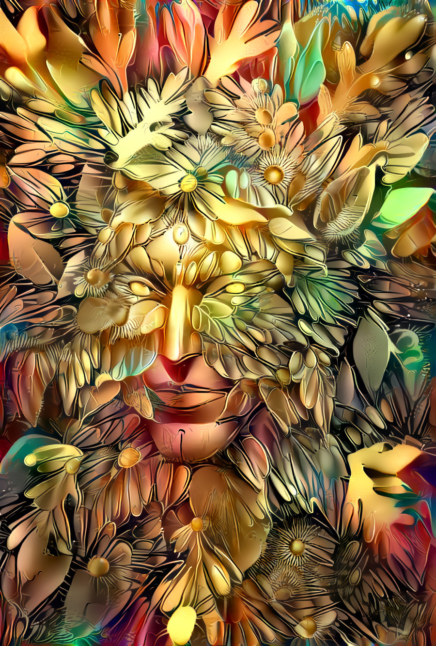 The Greenman in Color [1.2MP]