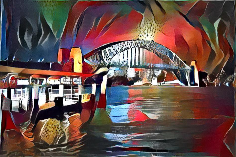 Sydney Harbour Bridge. by Bernard Spragg. NZ(PD)