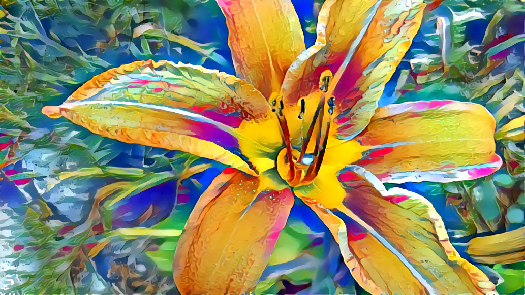 Colorful lily