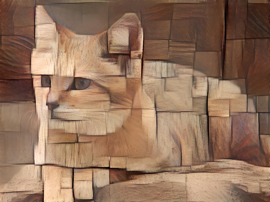 Wooden Sand Cat
