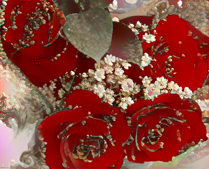 Four Red Roses #3