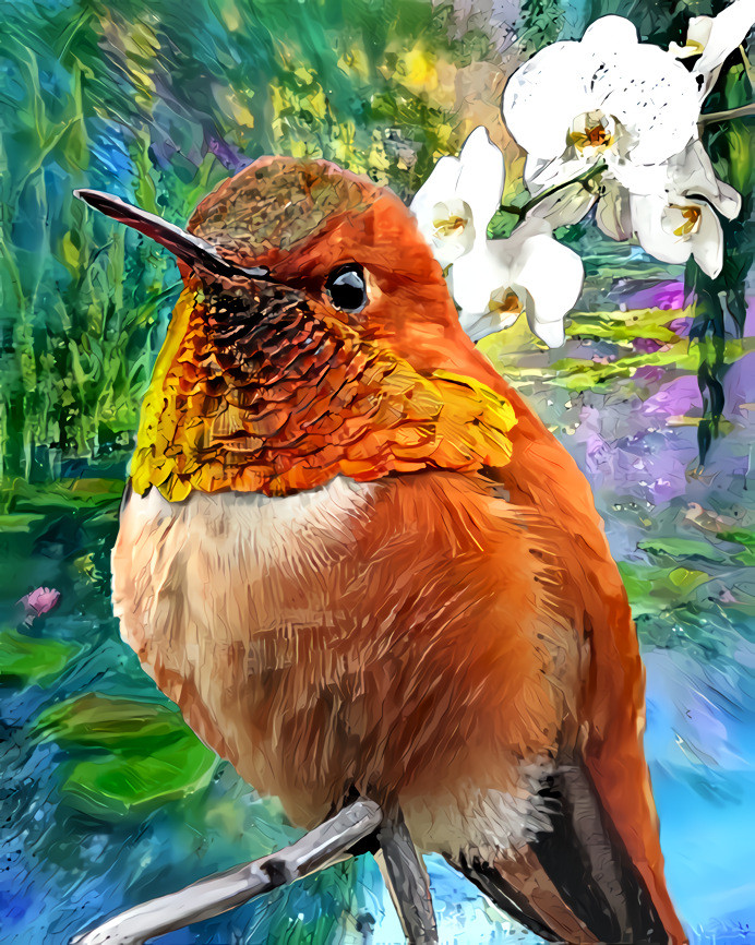 The hummingbird.