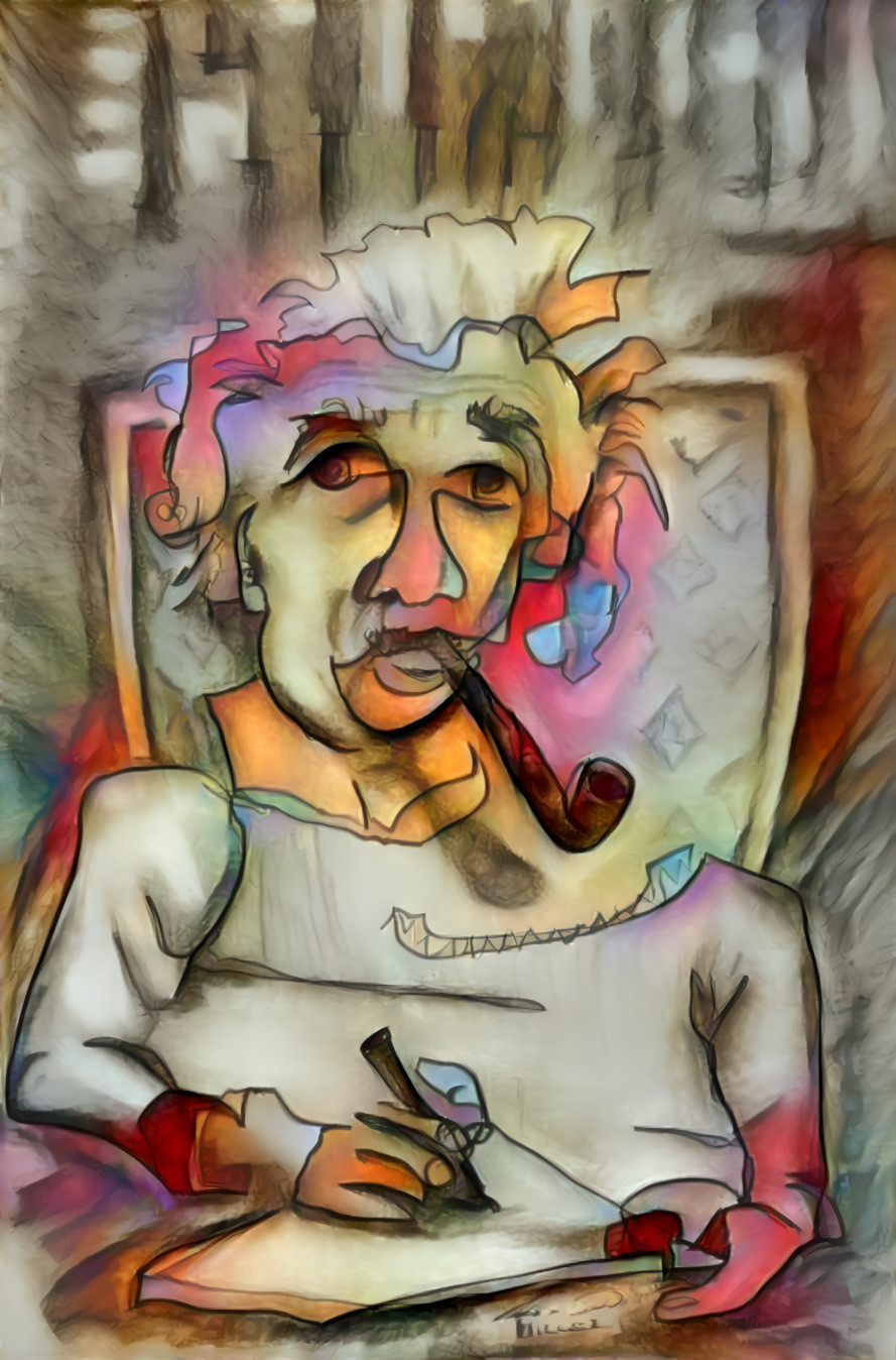 Einstein - Art work by BDMiller  