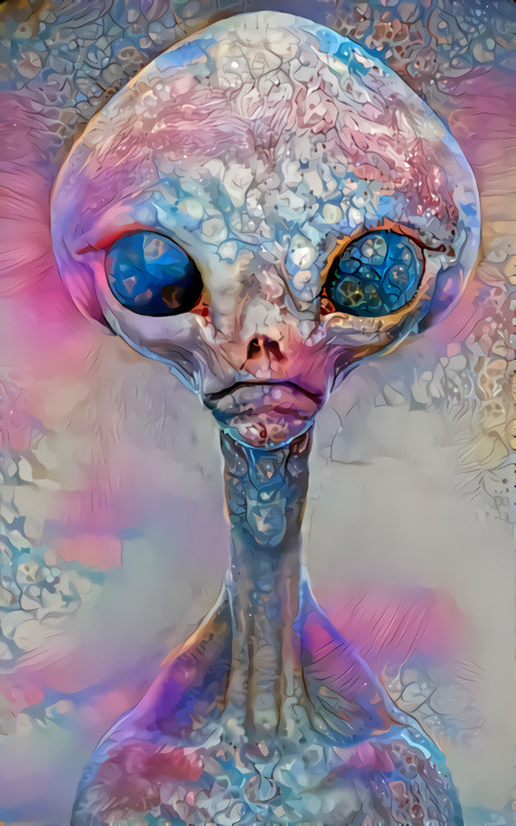 alien, pink, blue, organic, retexture