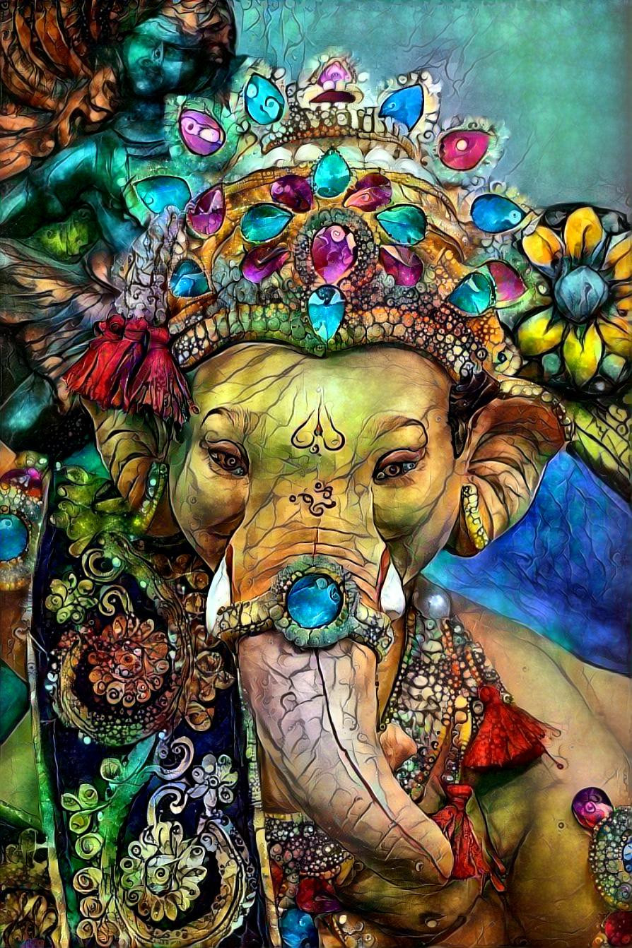 Lord Ganesha in Color [1.2MP]