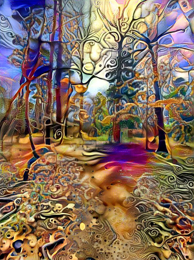 Trippy forest