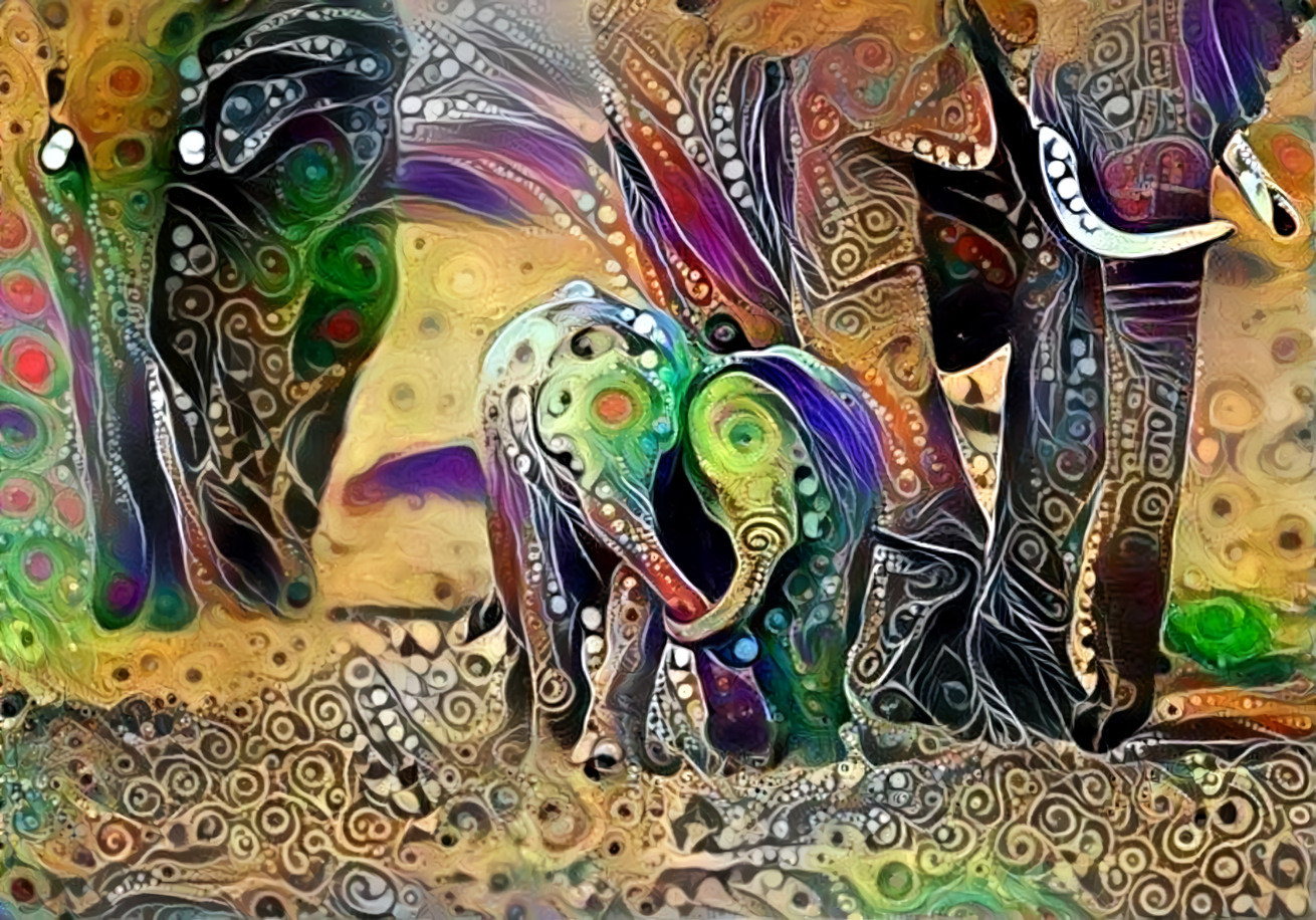Baby Elephant Friends