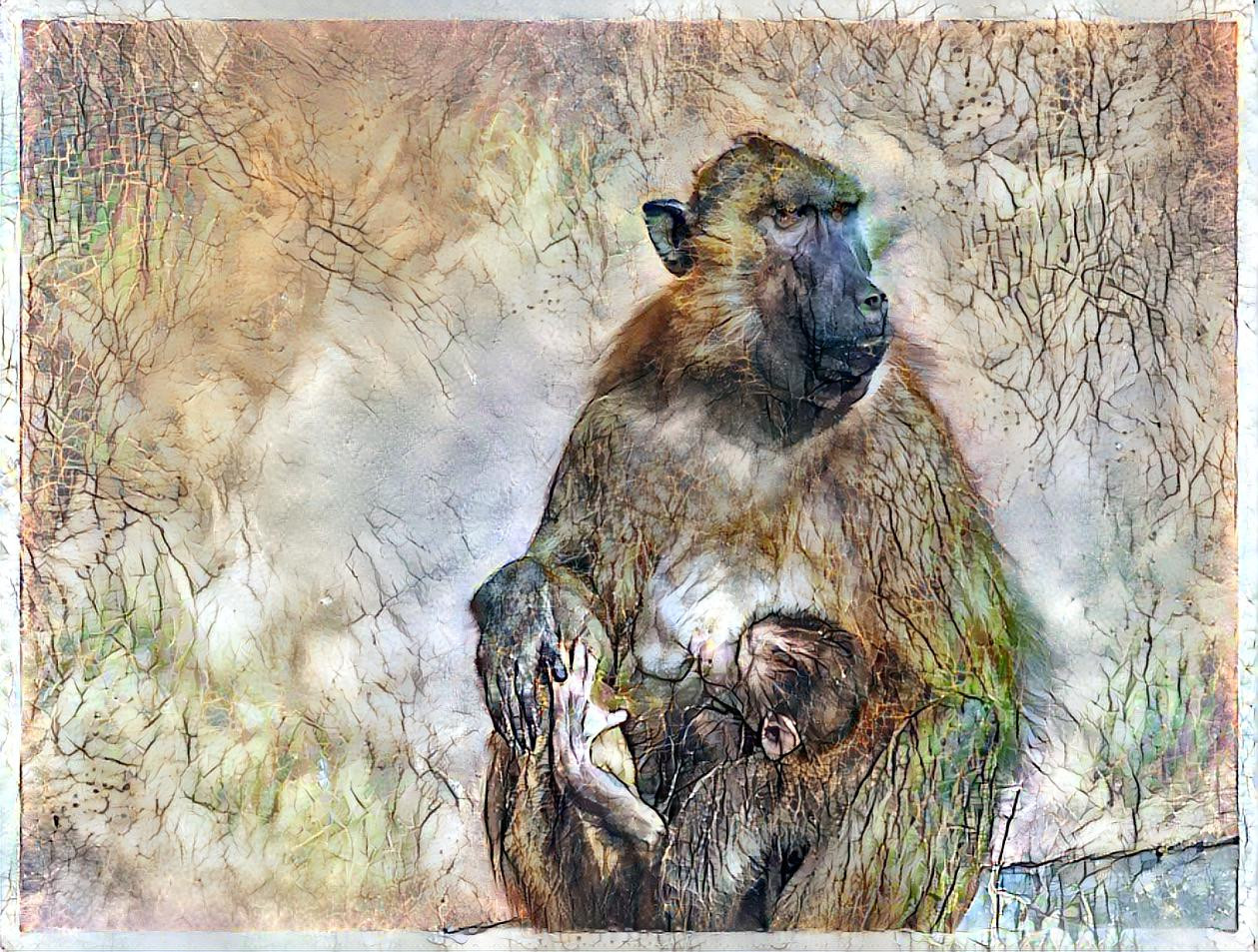 mother monkey