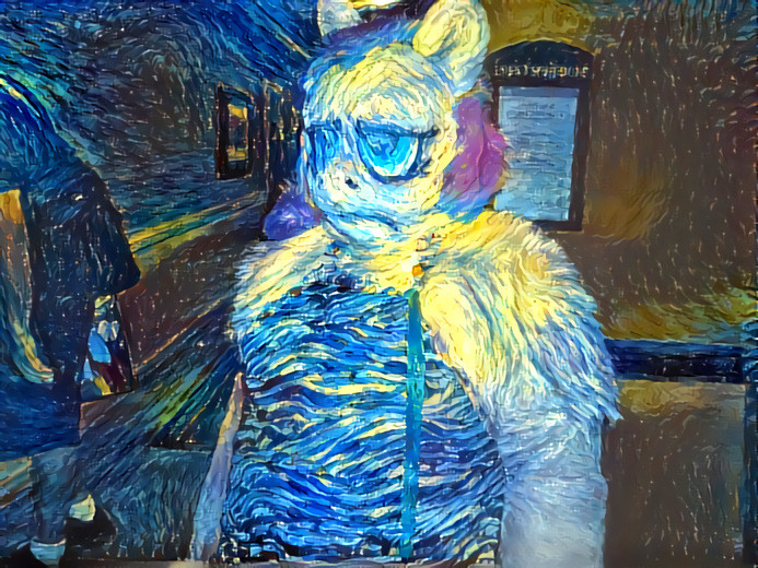 Depressed Furry by Van Gogh