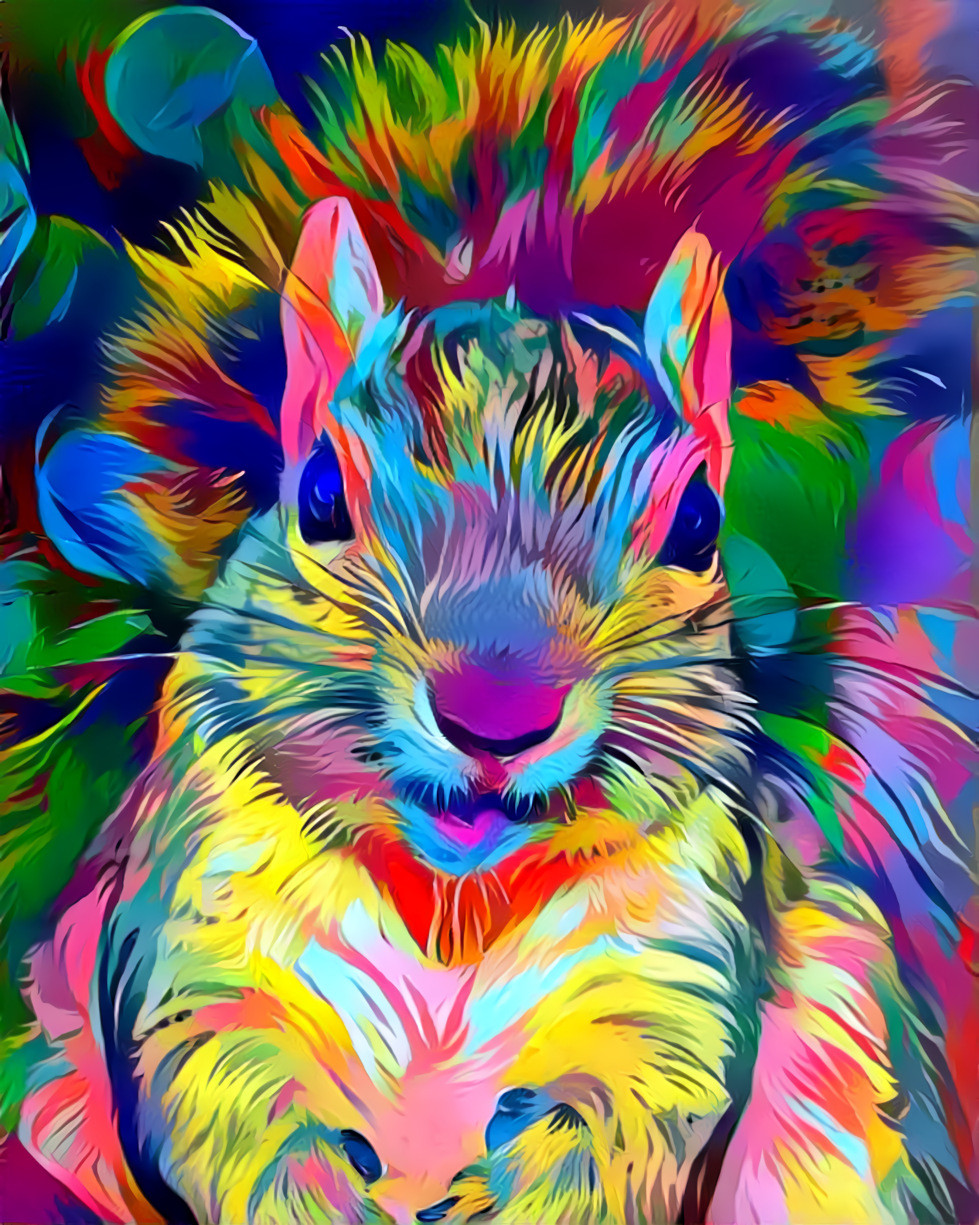 psychedelic squirrel