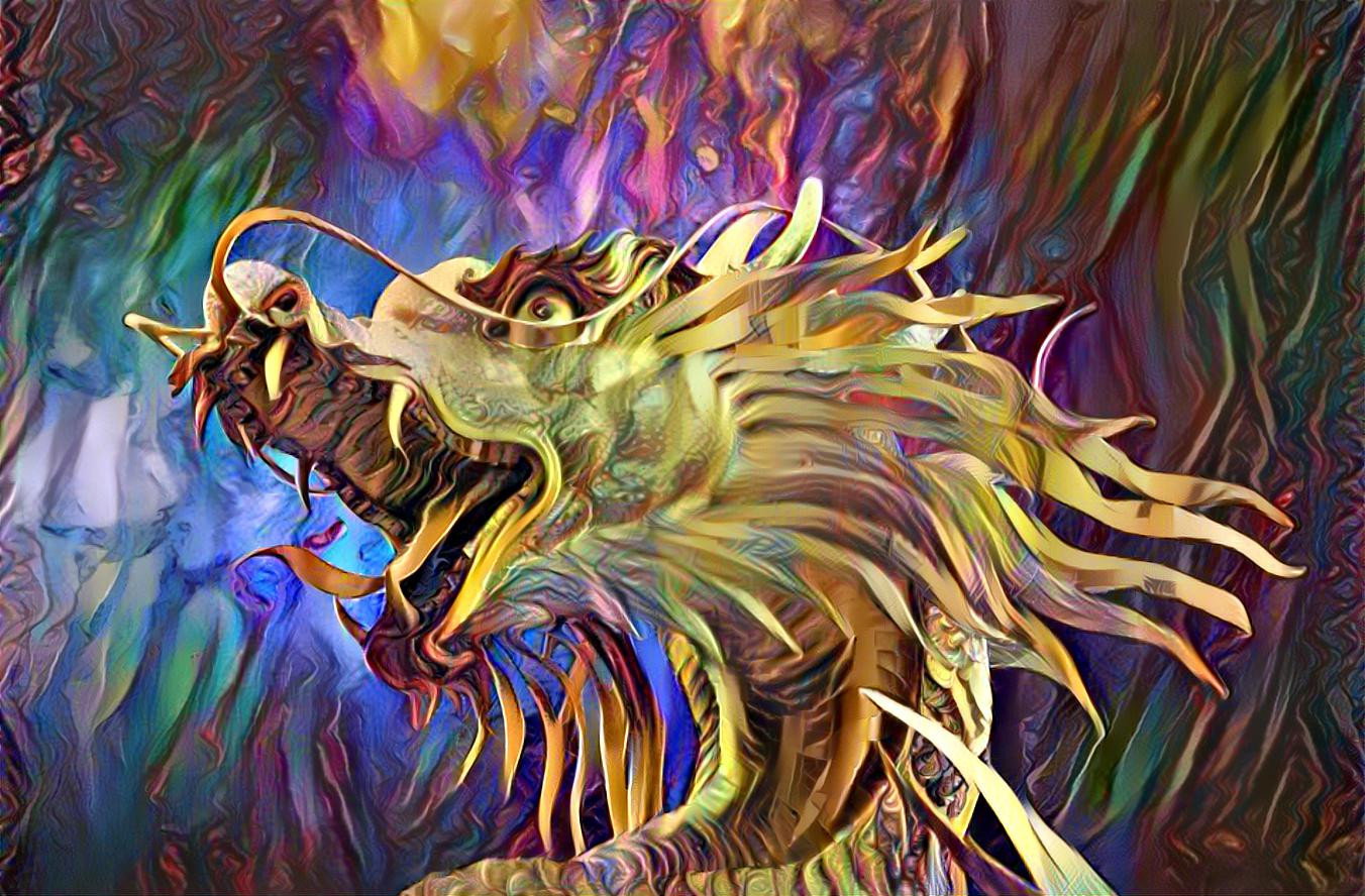 Golden Dragon in Color [1.2MP]