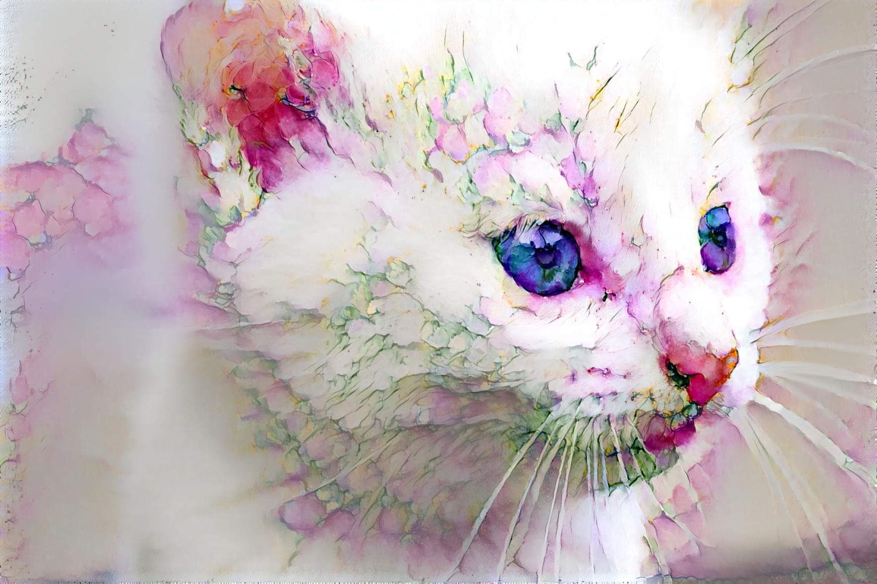 Watercolor Kitty