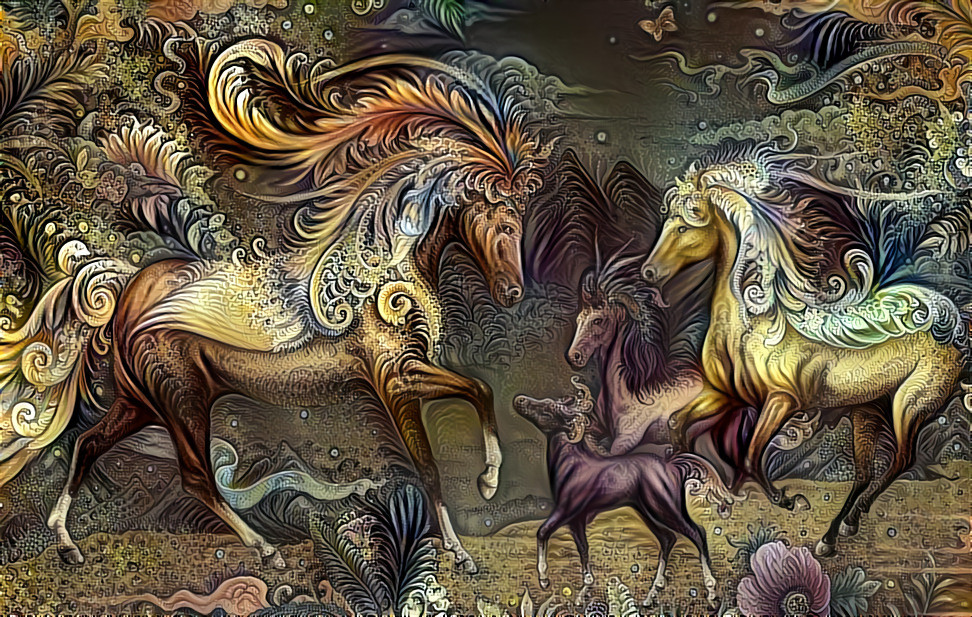 ''Imperial horses''_ source: artwork by Rlon Wang _ (200703)