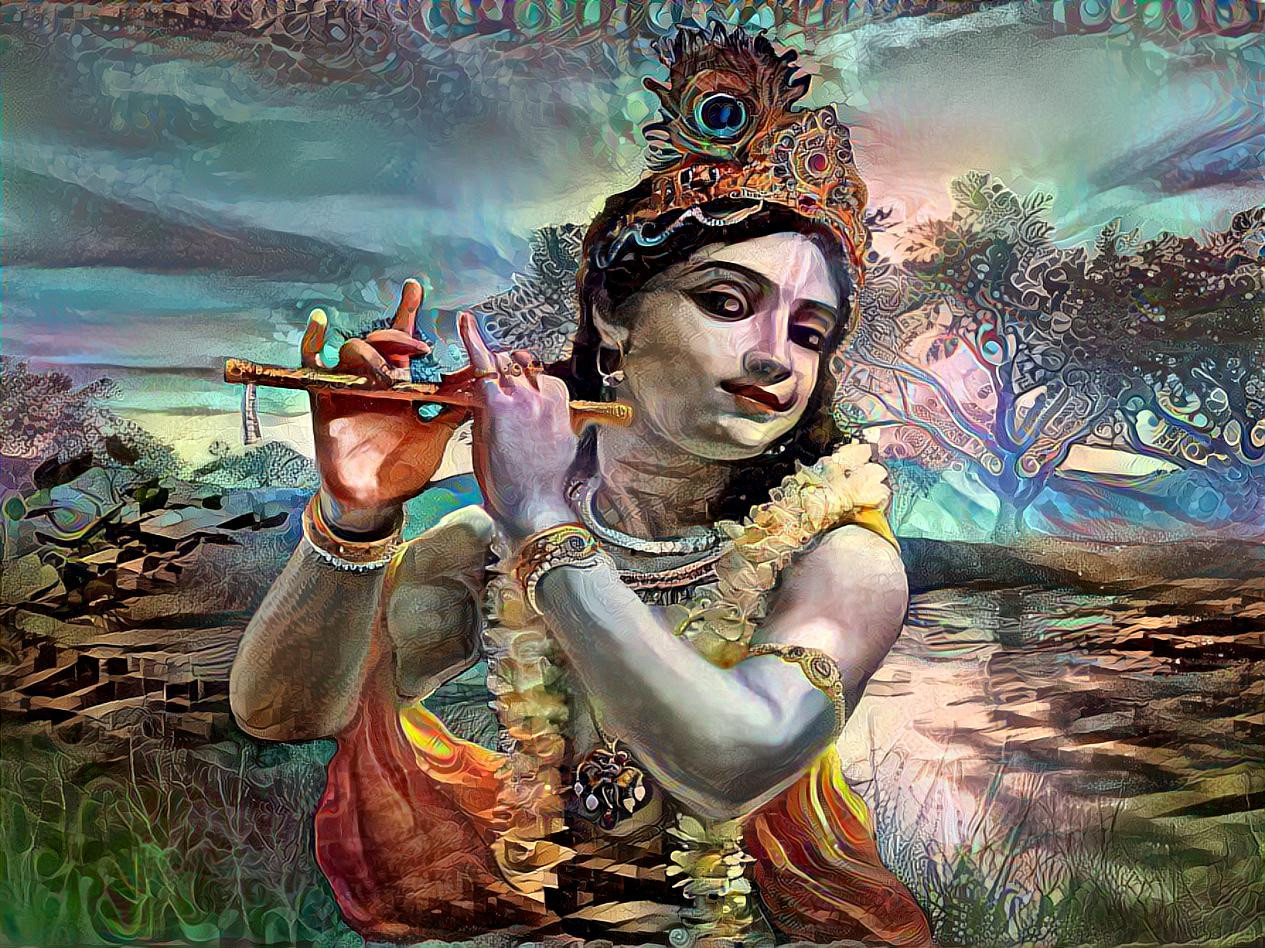 Krishna's joyous dreams 