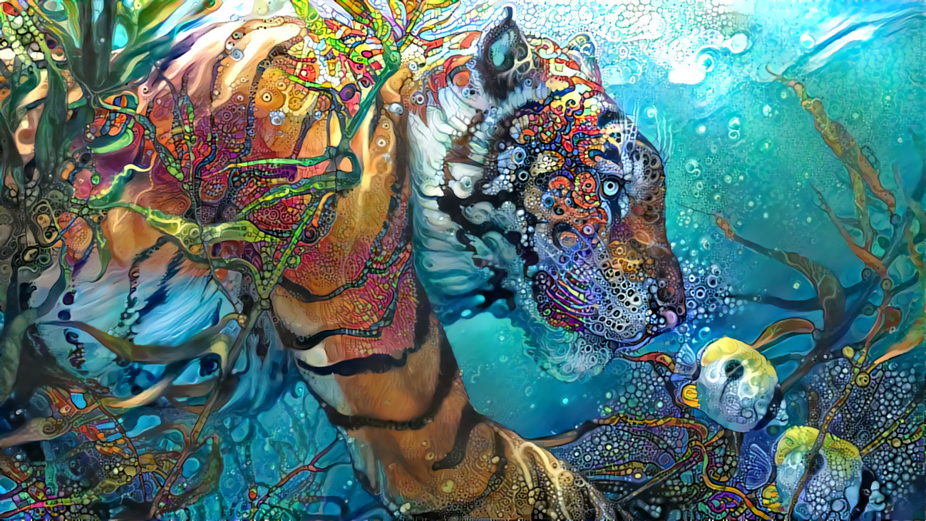 Httpswallup.netanimals-artwork-tiger-fish-bubbles-underwater e
