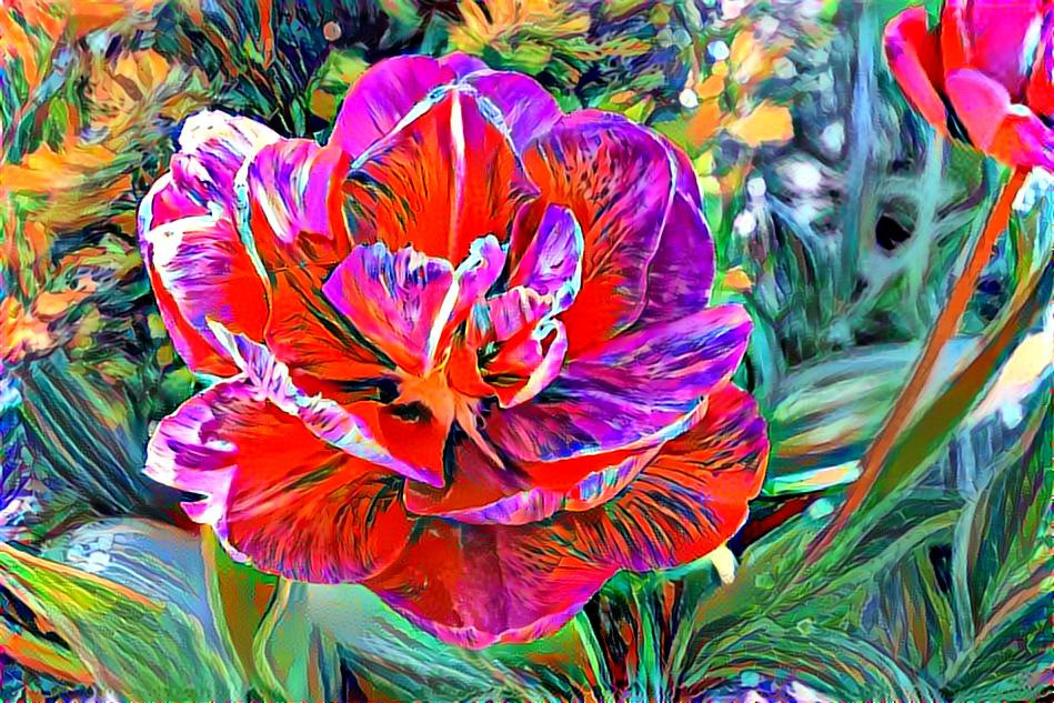 tulip 16 tropical floral fabric 2 high resolution