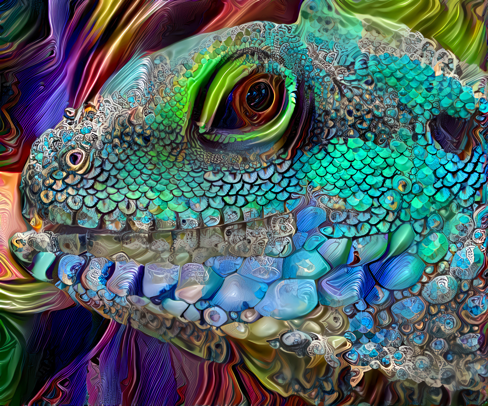 Colorful Chinese Water Dragon  [FHD]