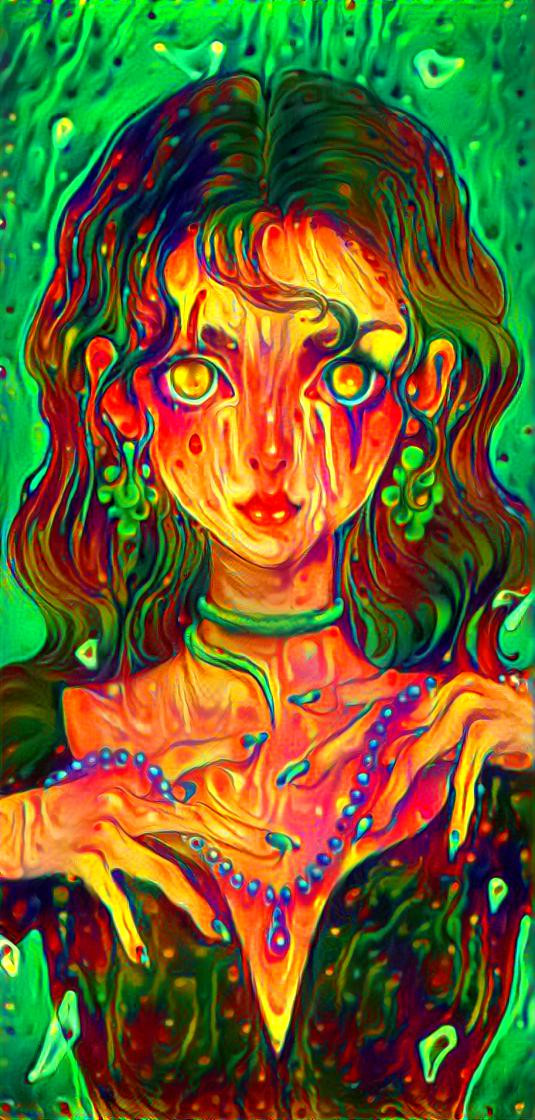 Psychedelic girl