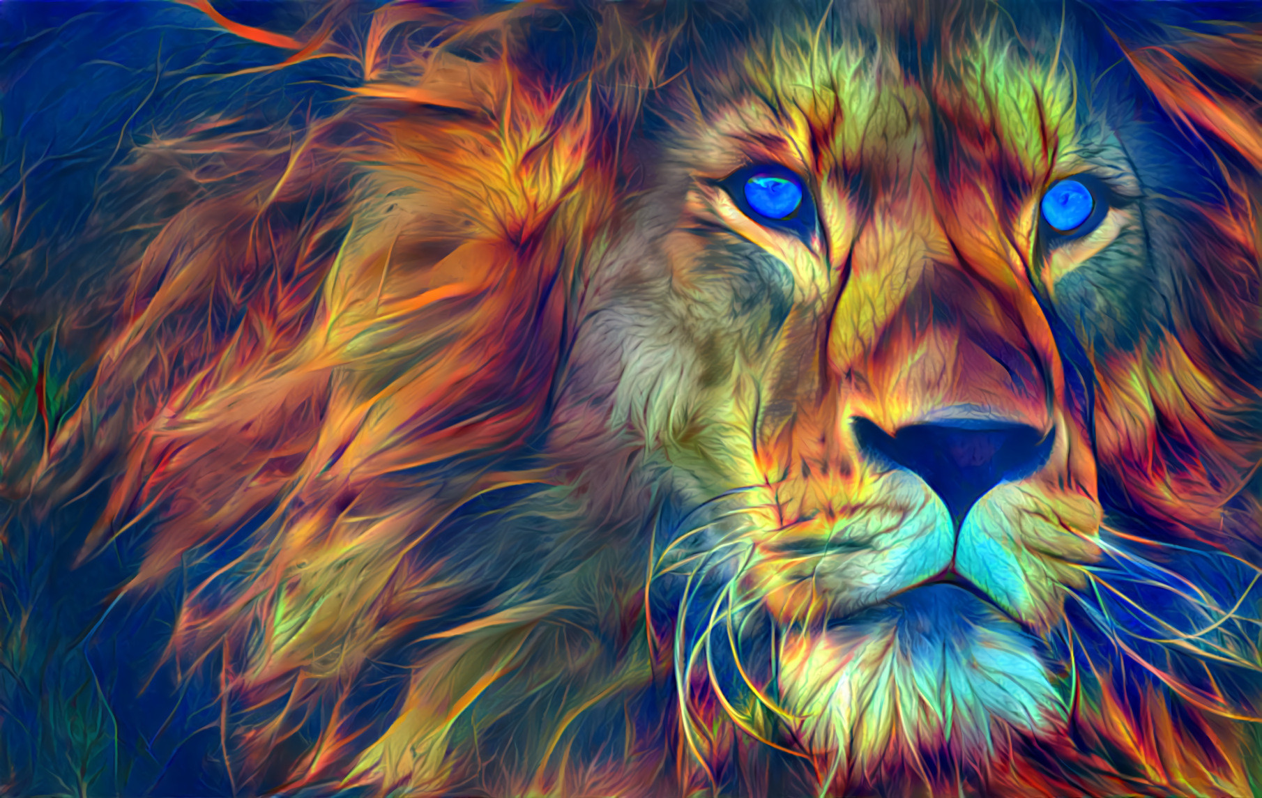 Colorful Lion [FHD]