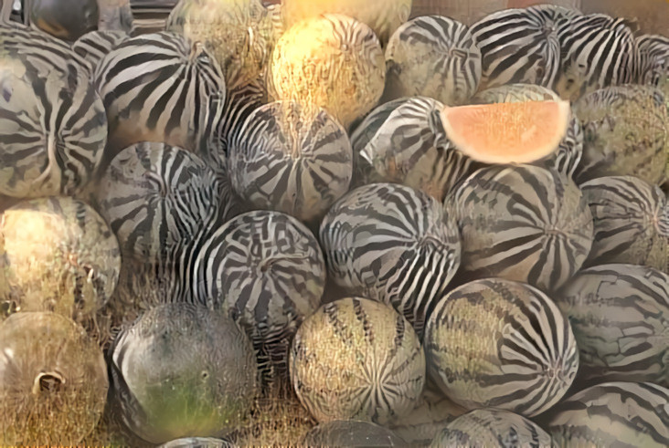 Zebra melons