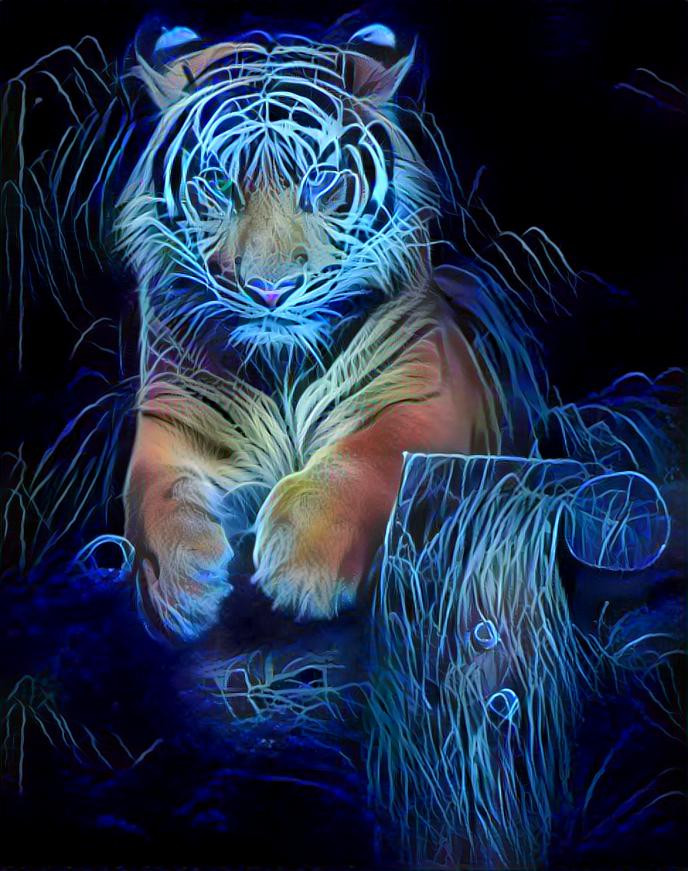 Tigre bleu