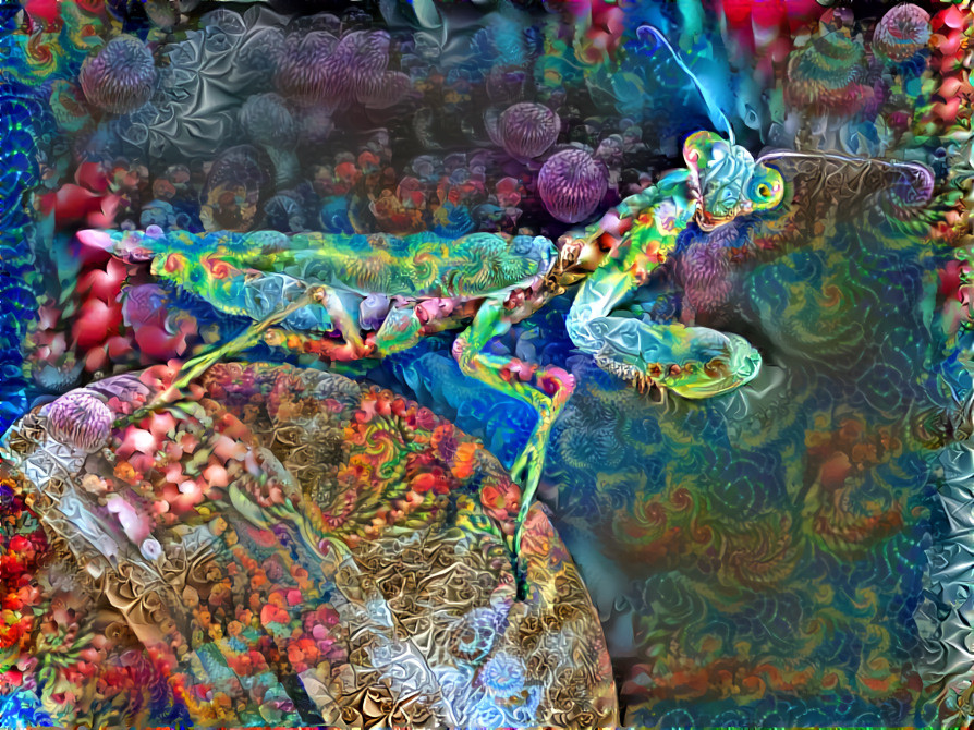 praying mantis dream