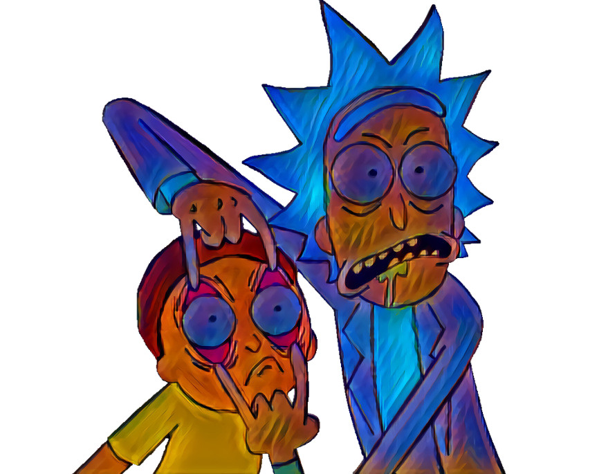 Rick and Morty Happy Acid