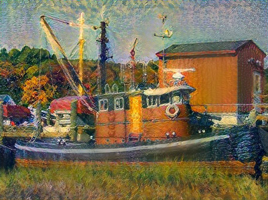 Tugboat at Mystic