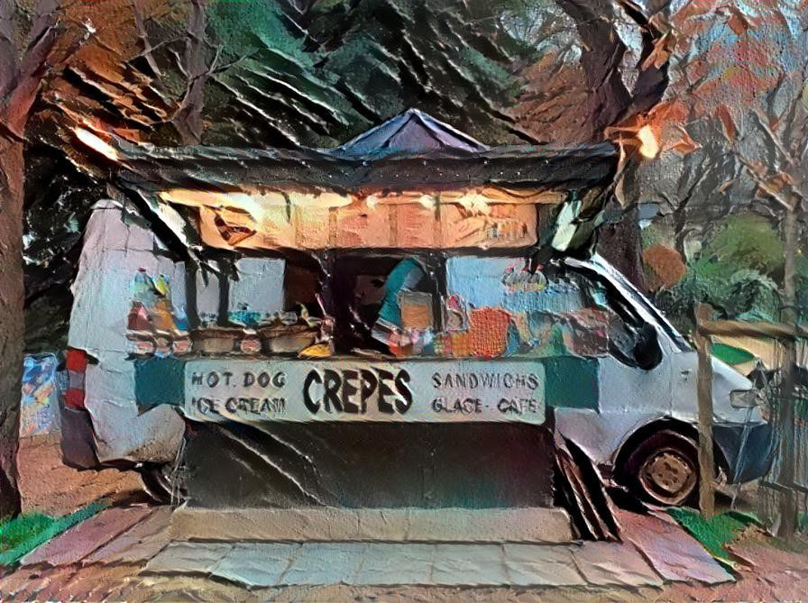 Crepes on Champs Elysees