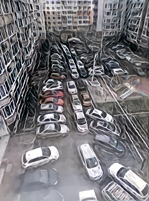 Cramped parking