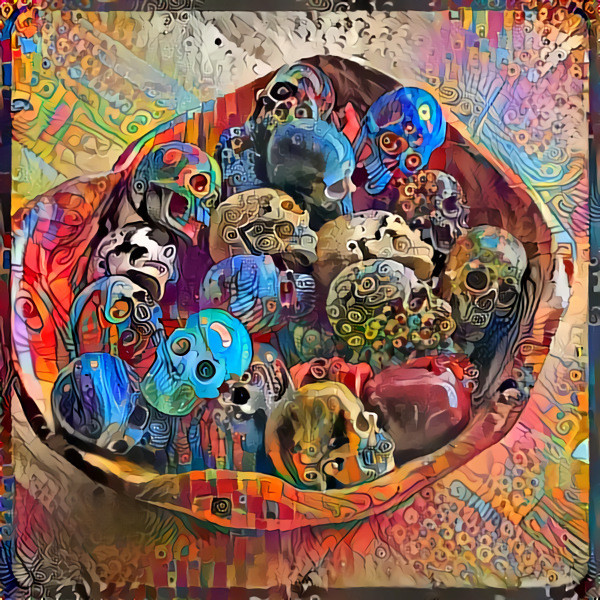 Bowl of skulls