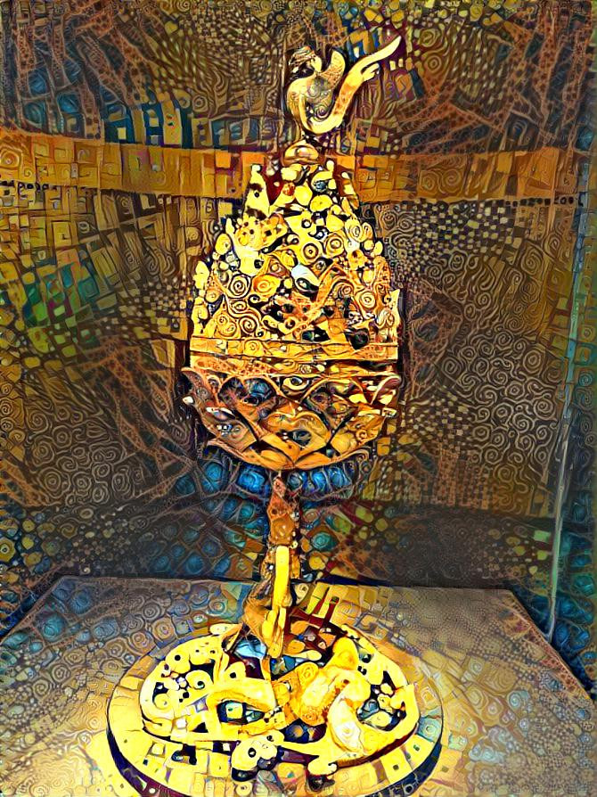 gilt-bronze incense burner