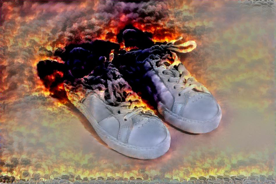 Shoes on FIRE! 