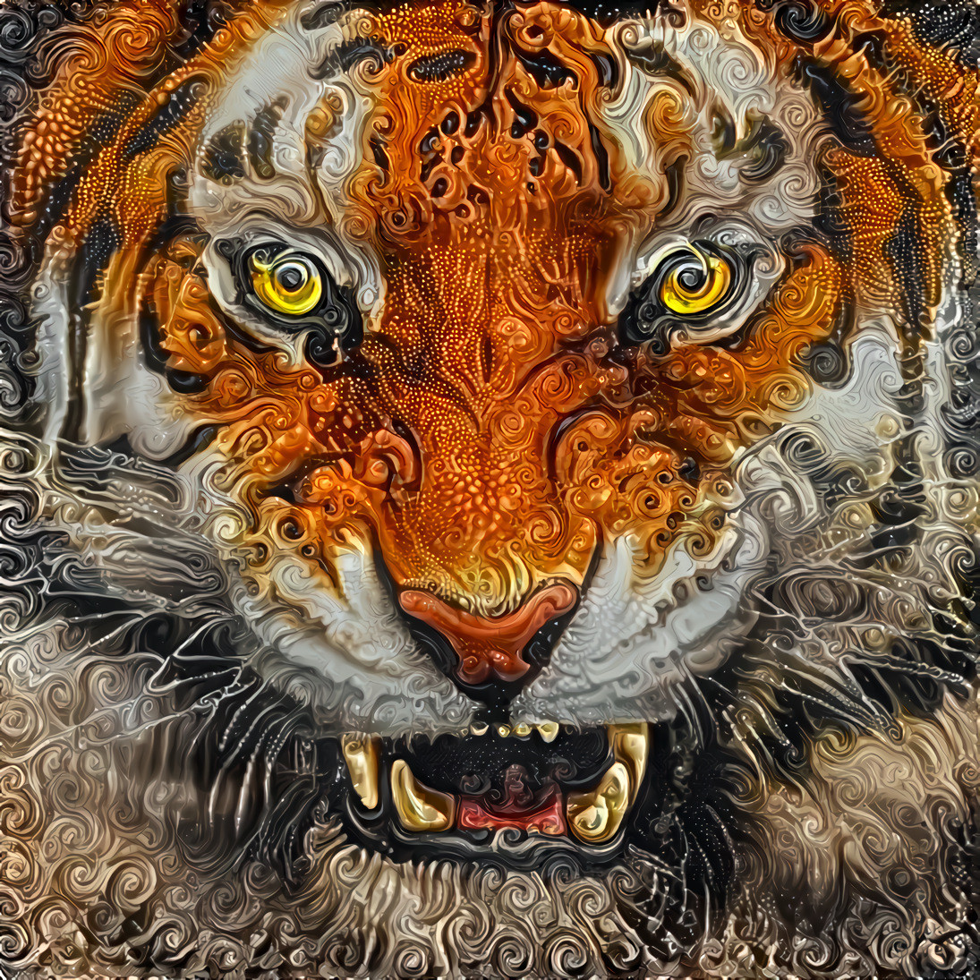 The tiger will see you a hundred times before you see him once ~John Vaillant \ Style by TJ ;^}