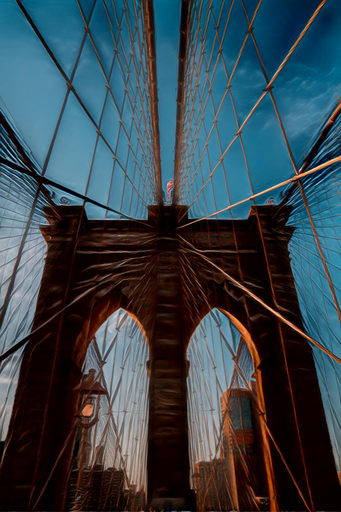 Brooklyn Bridge, New York.  Source photo by Colton Duke on Unsplash.