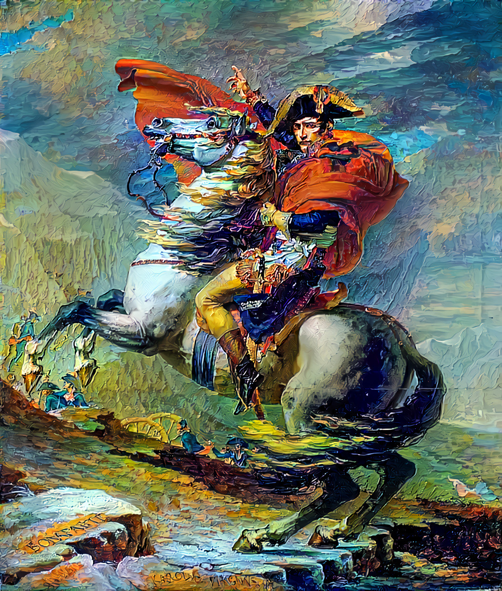 Napoleon Bonaparte - Crossing the Alps