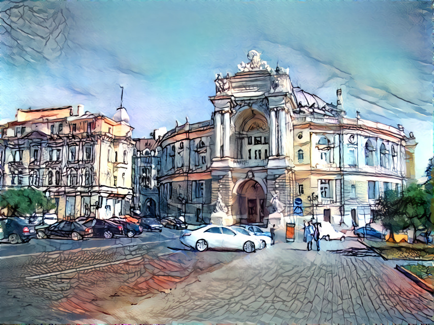 Streets of Odessa (var.3) Opera theatre