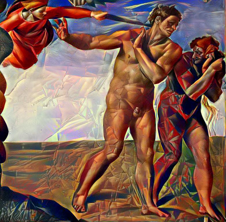 Michelangelo: Expulsion from the Garden