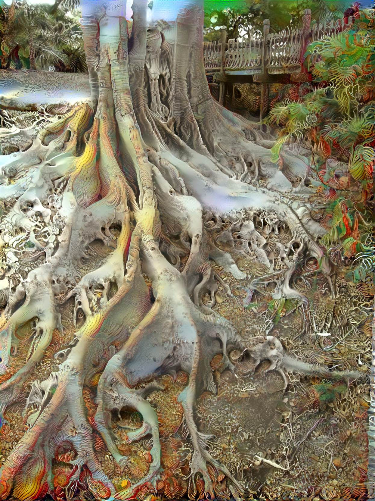 Ficus Tree Roots