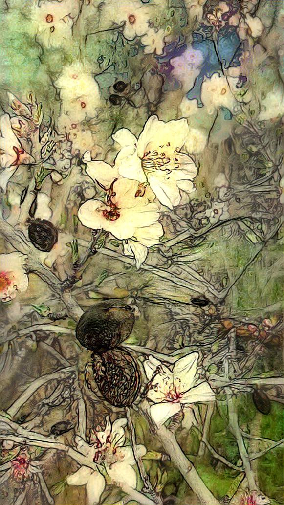Almond Blossom, pencil